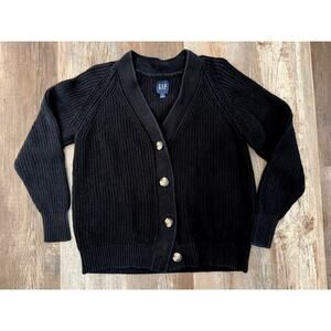 Gap Vintage sweater cardigan in black sz small